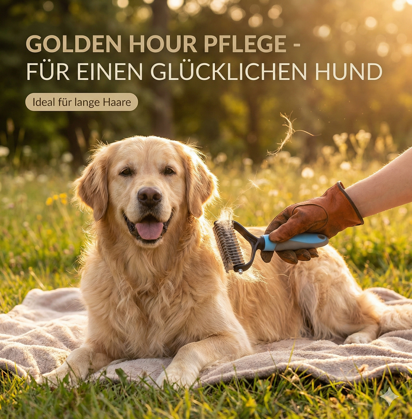 Pawpino 2-in-1 Unterwollbürste & Entfilzer für Hunde und Katzen