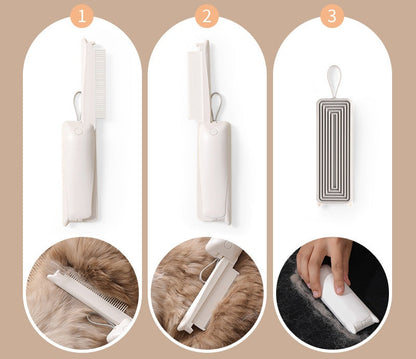 Pawpino™ 3-in-1 Profi Fellbürste | Für Hunde & Katzen